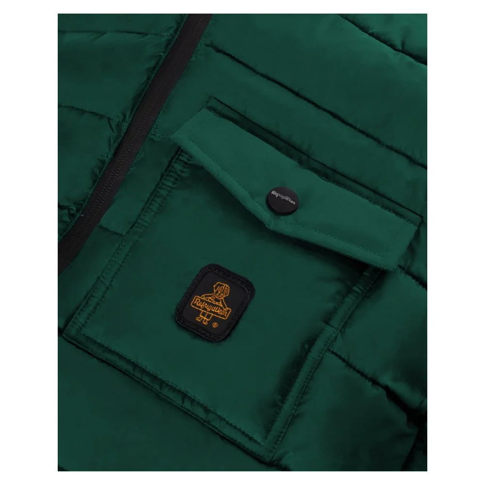 Refrigiwear Green Nylon Men Jacket