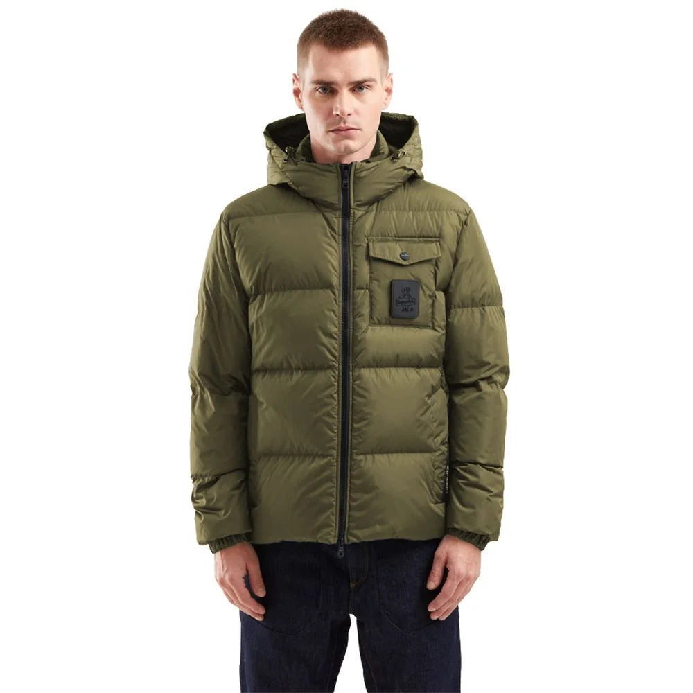 Refrigiwear Green Nylon Men Jacket - Puffer Jackets