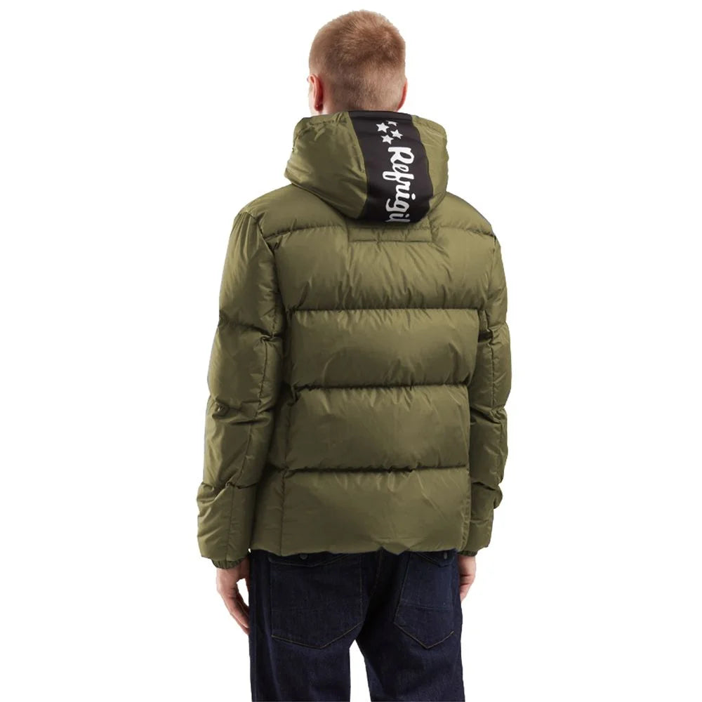 Refrigiwear Green Nylon Men Jacket - Puffer Jackets