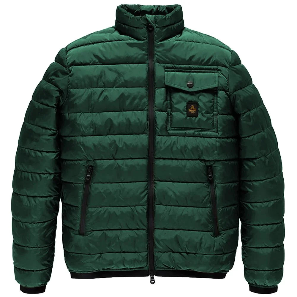Refrigiwear Green Nylon Men Jacket - Puffer Jackets