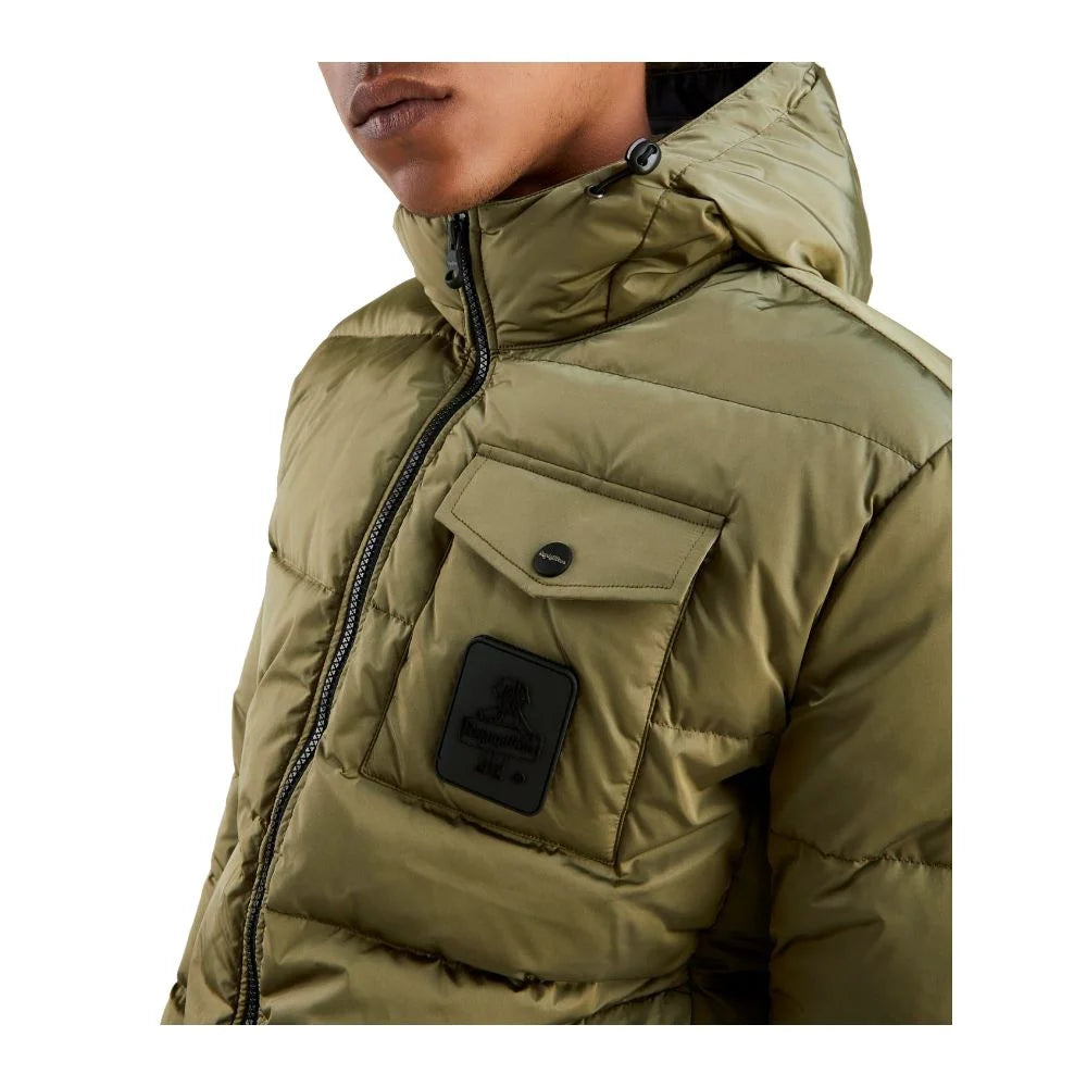 Refrigiwear Green Nylon Men Jacket - Puffer Jackets