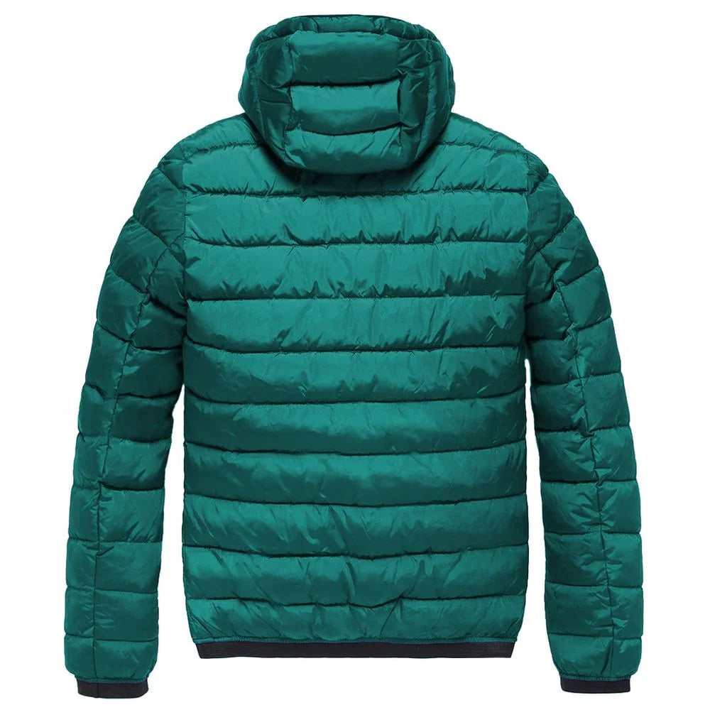 Refrigiwear Green Nylon Men Jacket - XXL - Puffer Jackets