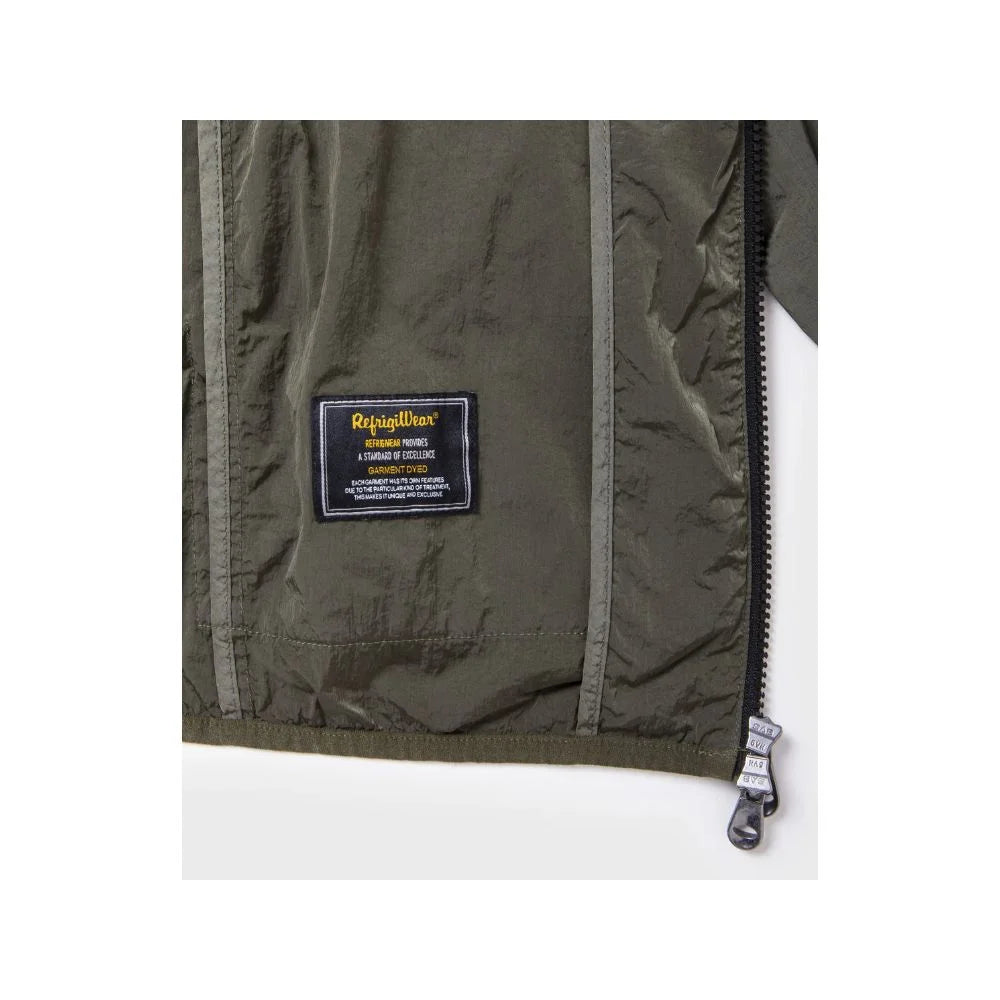 Refrigiwear Green Polyamide Men’s Jacket