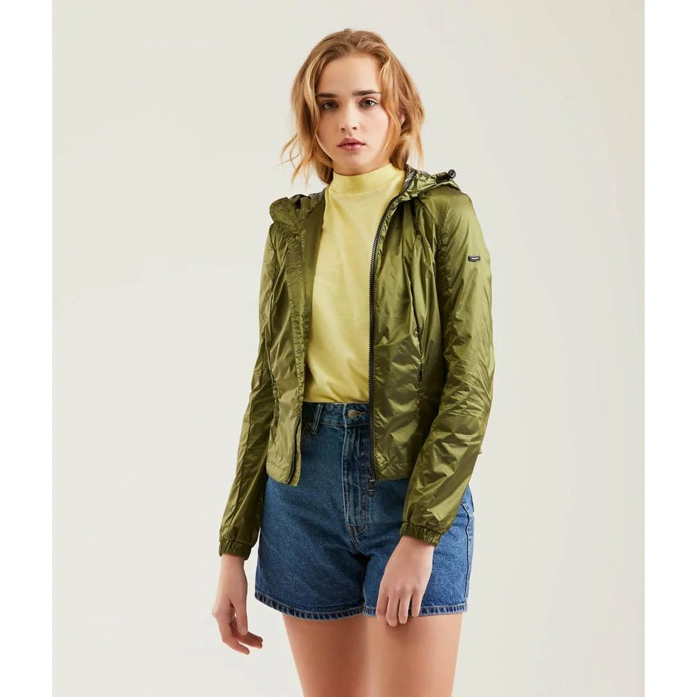 Refrigiwear Green Polyamide Women Jacket - Rain Coats