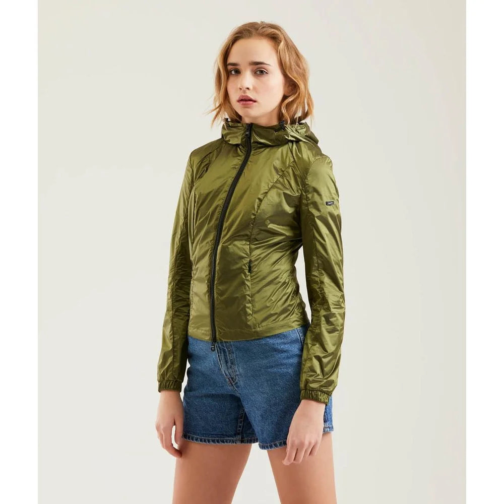 Refrigiwear Green Polyamide Women Jacket - Rain Coats