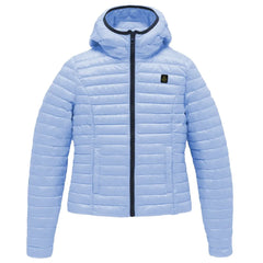 Refrigiwear Light Blue Polyamide Women Jacket - S - Puffer Jackets