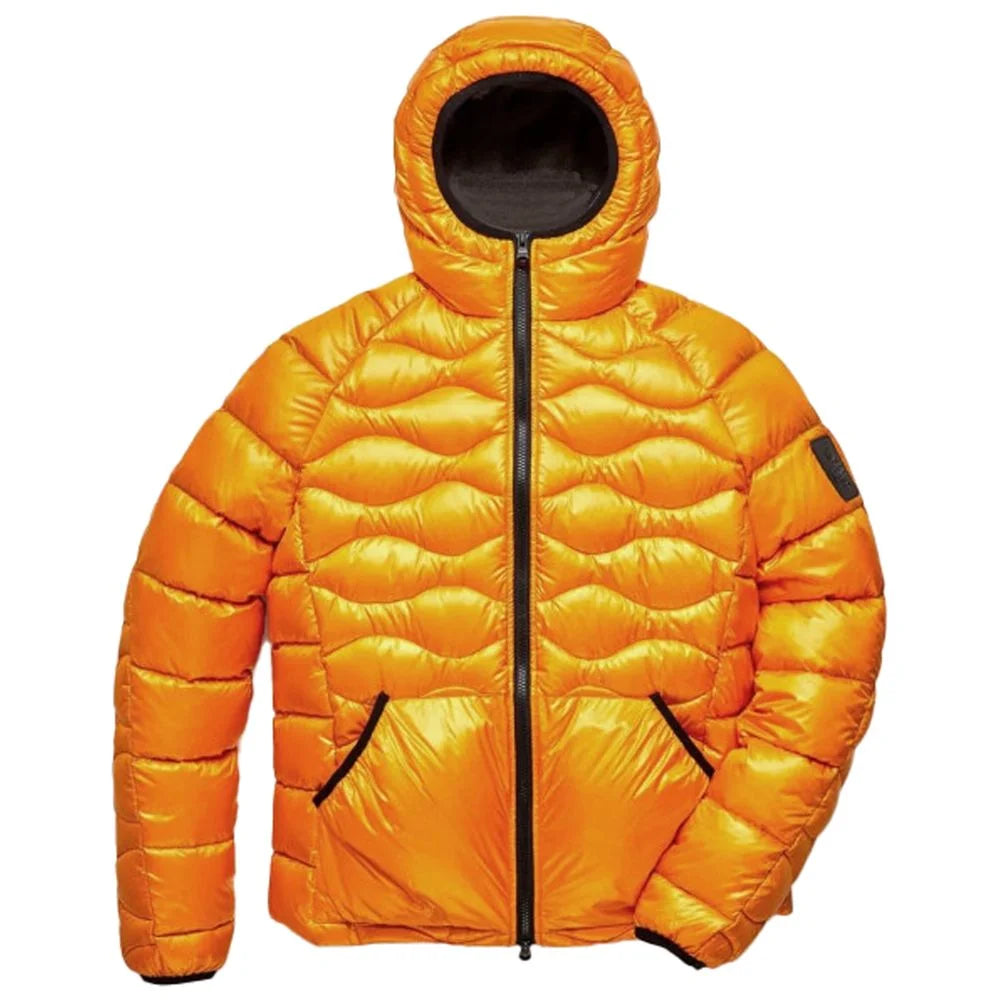 Refrigiwear Orange Nylon Men Jacket - Puffer Jackets