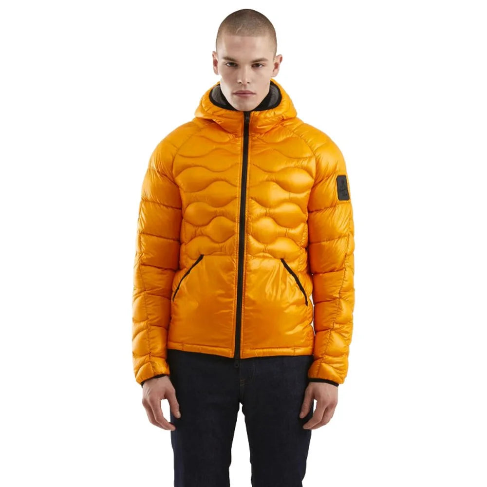 Refrigiwear Orange Nylon Men Jacket - Puffer Jackets