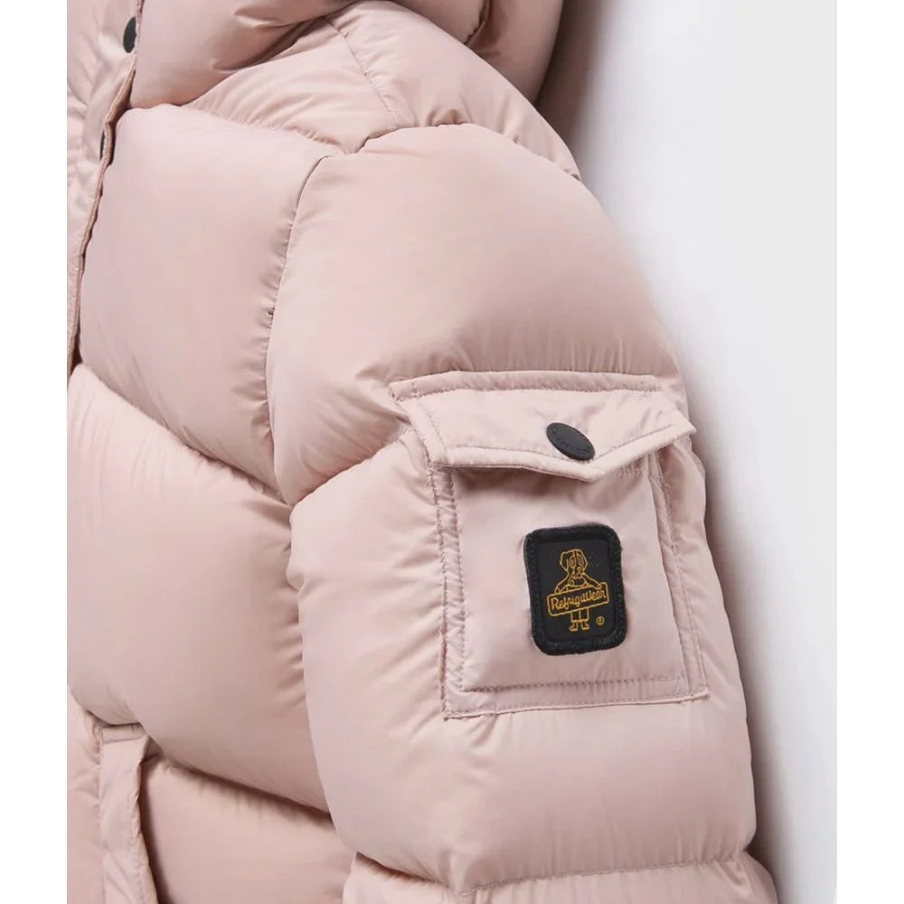Refrigiwear Pink Polyester Jackets & Coat - Puffer Jackets