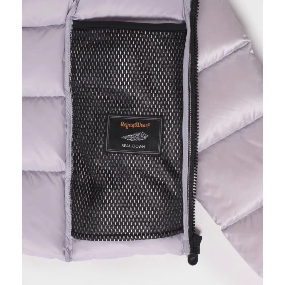 Refrigiwear Purple Nylon Women Jacket - Puffer Jackets