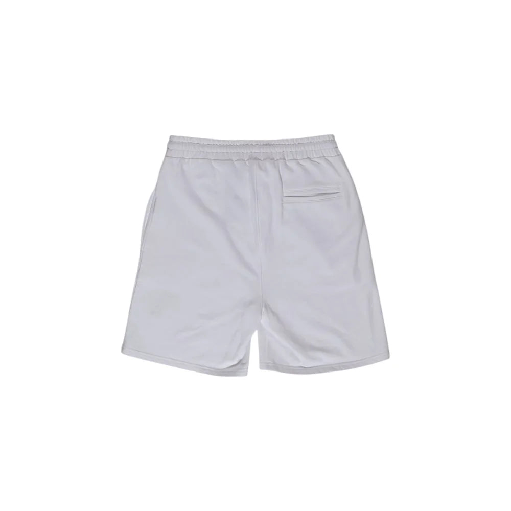 Refrigiwear White Cotton Bermuda Shorts