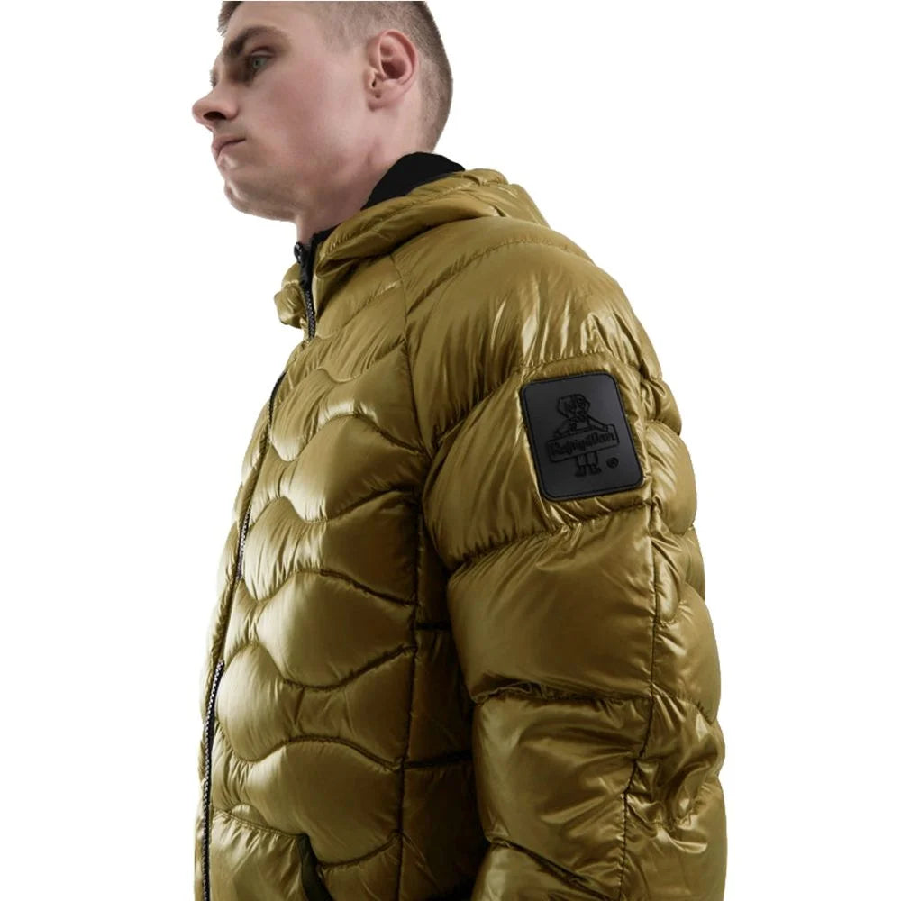 Refrigiwear Yellow Nylon Men’s Jacket - Puffer Jackets