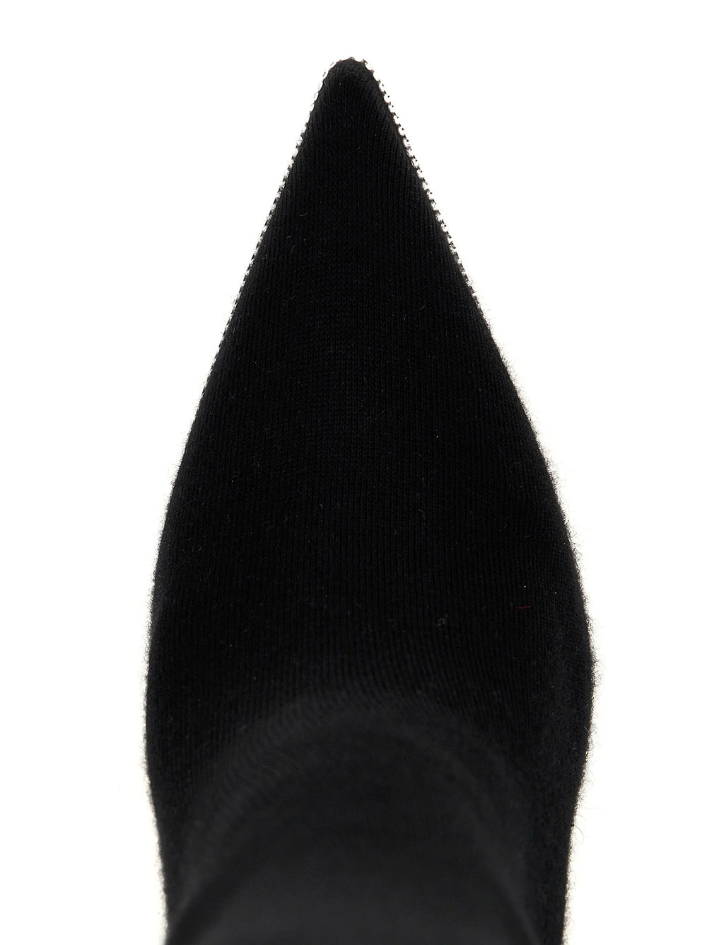 RENE CAOVILLA Black Leather Over The Knee - EU37/US7