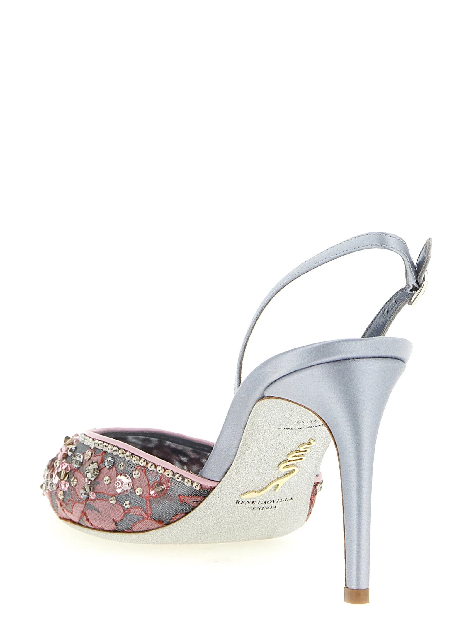 RENE CAOVILLA Multicolor Glass High Heel Pumps