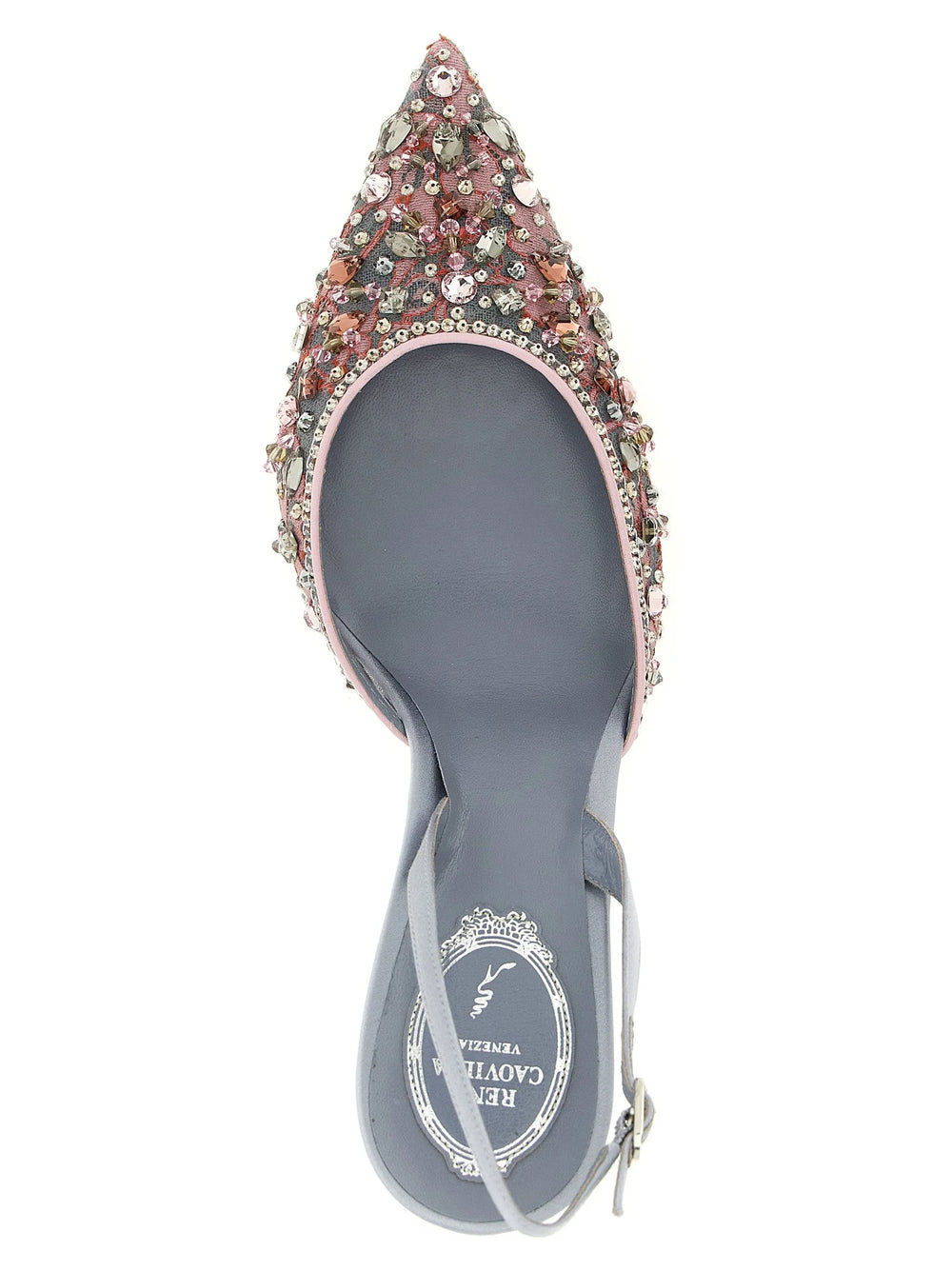 RENE CAOVILLA Multicolor Glass High Heel Pumps