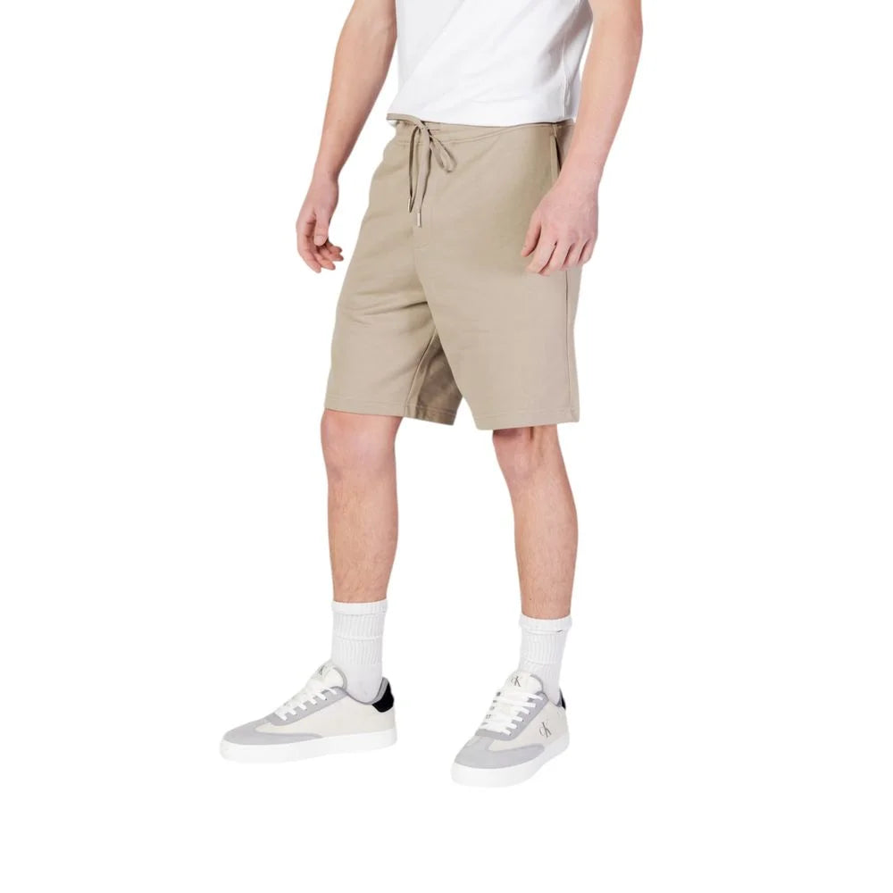 Replay Beige Cotton Bermuda - IT46 | M
