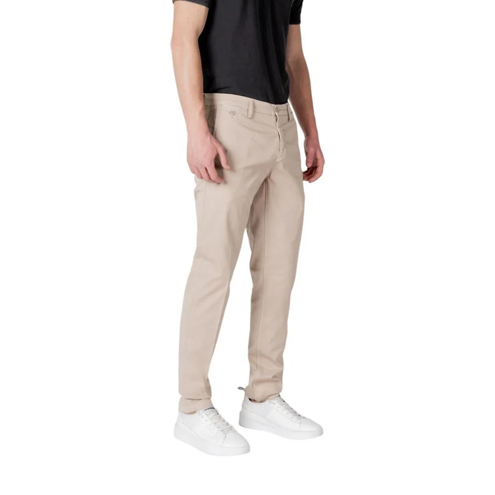 Replay Beige Cotton Pant - Chinos