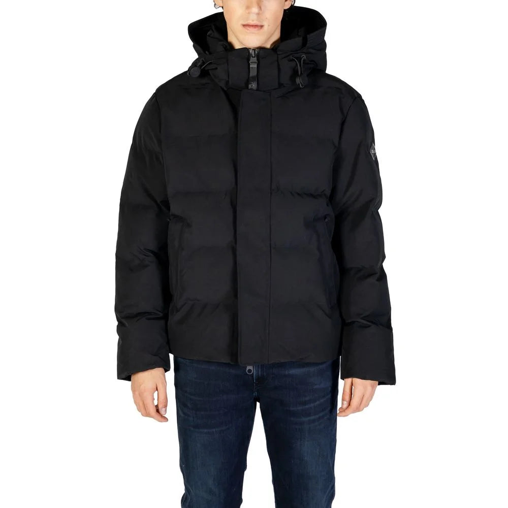 Replay Black Polyamide Jackets & Coat - IT54 | XXL
