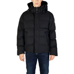 Replay Black Polyamide Jackets & Coat - IT54 | XXL