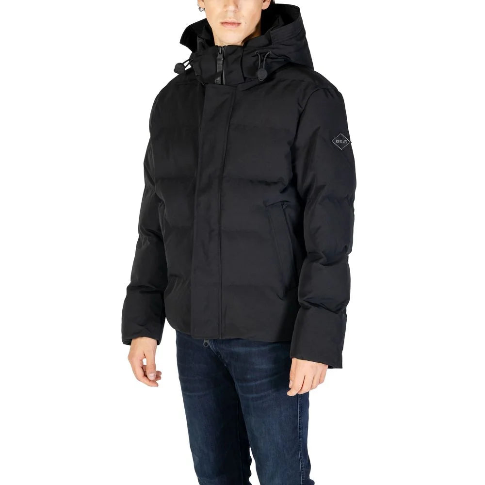Replay Black Polyamide Jackets & Coat - IT54 | XXL