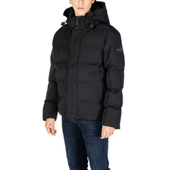 Replay Black Polyamide Jackets & Coat - IT54 | XXL