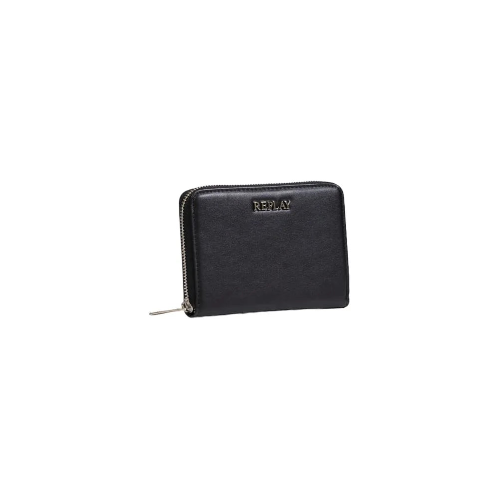Replay Black Polyester Wallet - Wallets