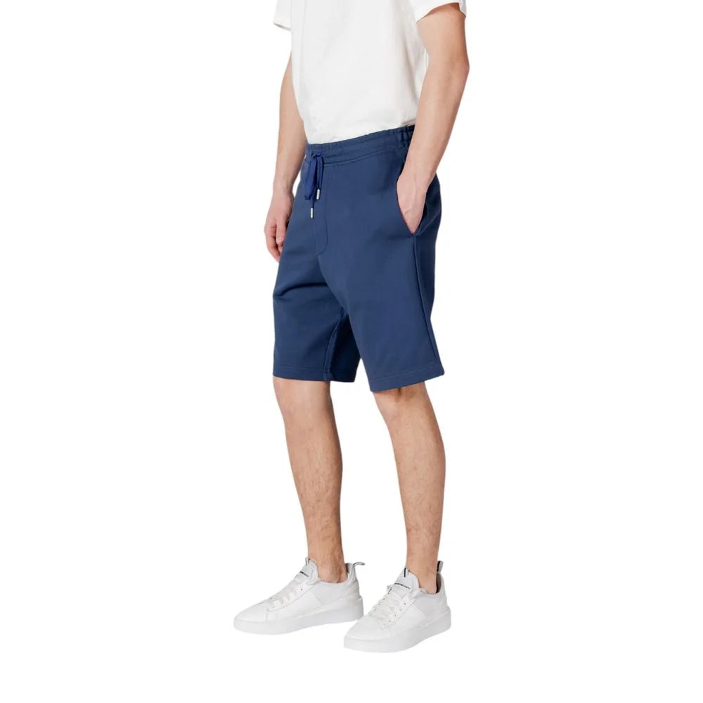 Replay Blue Cotton Bermuda - IT46 | M - Bermudas