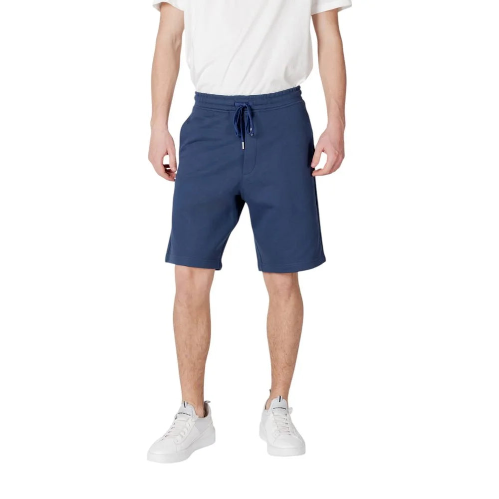 Replay Blue Cotton Bermuda - IT46 | M - Bermudas