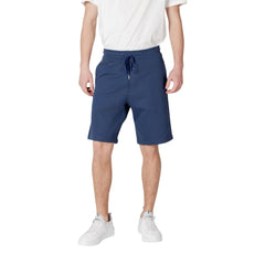 Replay Blue Cotton Bermuda - IT46 | M - Bermudas