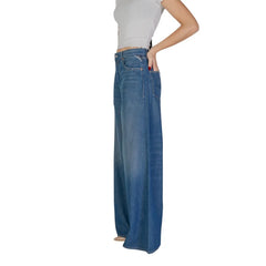 Replay Blue Cotton Bootcut Jean - Jeans