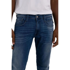 Replay Blue Cotton Jeans & Pant - W32 | L32