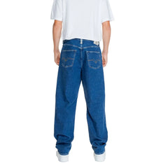 Replay Blue Cotton Relaxed Fit Jean - W36 | L32 - Jeans