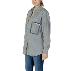 Replay Blue Cotton Shirt - Shirts