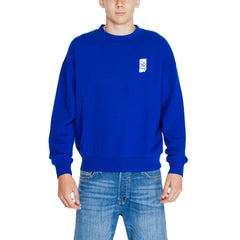 Replay Blue Cotton Sweatshirt - IT44 | S - Sweatshirts