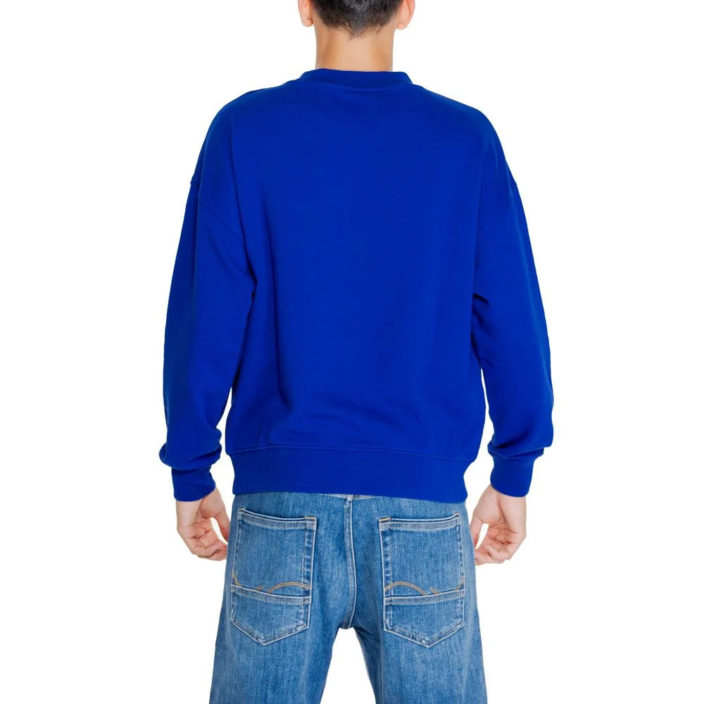 Replay Blue Cotton Sweatshirt - IT44 | S - Sweatshirts