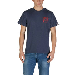 Replay Blue Cotton T-Shirt - T-Shirts