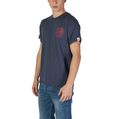 Replay Blue Cotton T-Shirt - T-Shirts