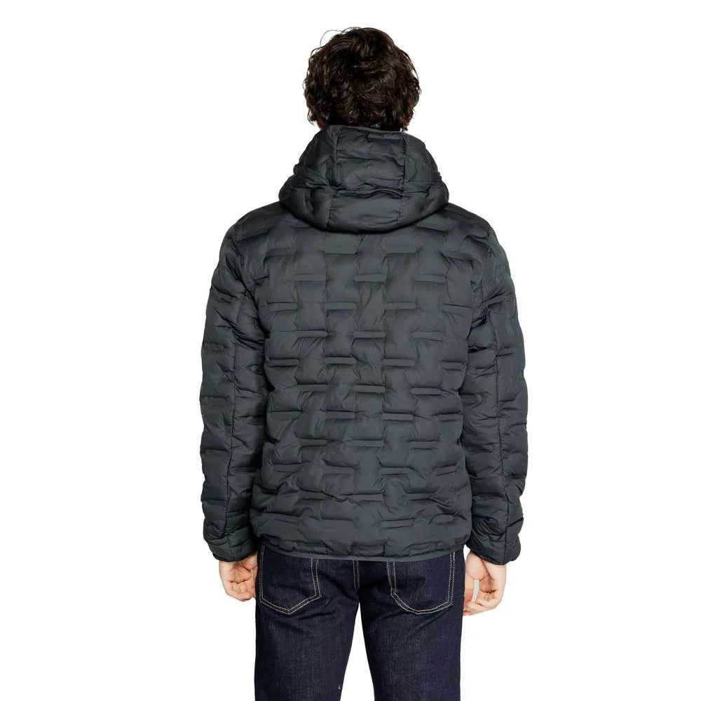 Replay Blue Polyester Jackets & Coat - IT54 | XXL