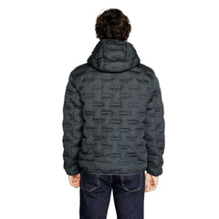 Replay Blue Polyester Jackets & Coat - IT54 | XXL - Puffer Jackets