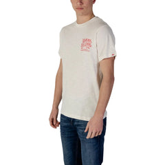 Replay Cream Cotton T-Shirt - T-Shirts