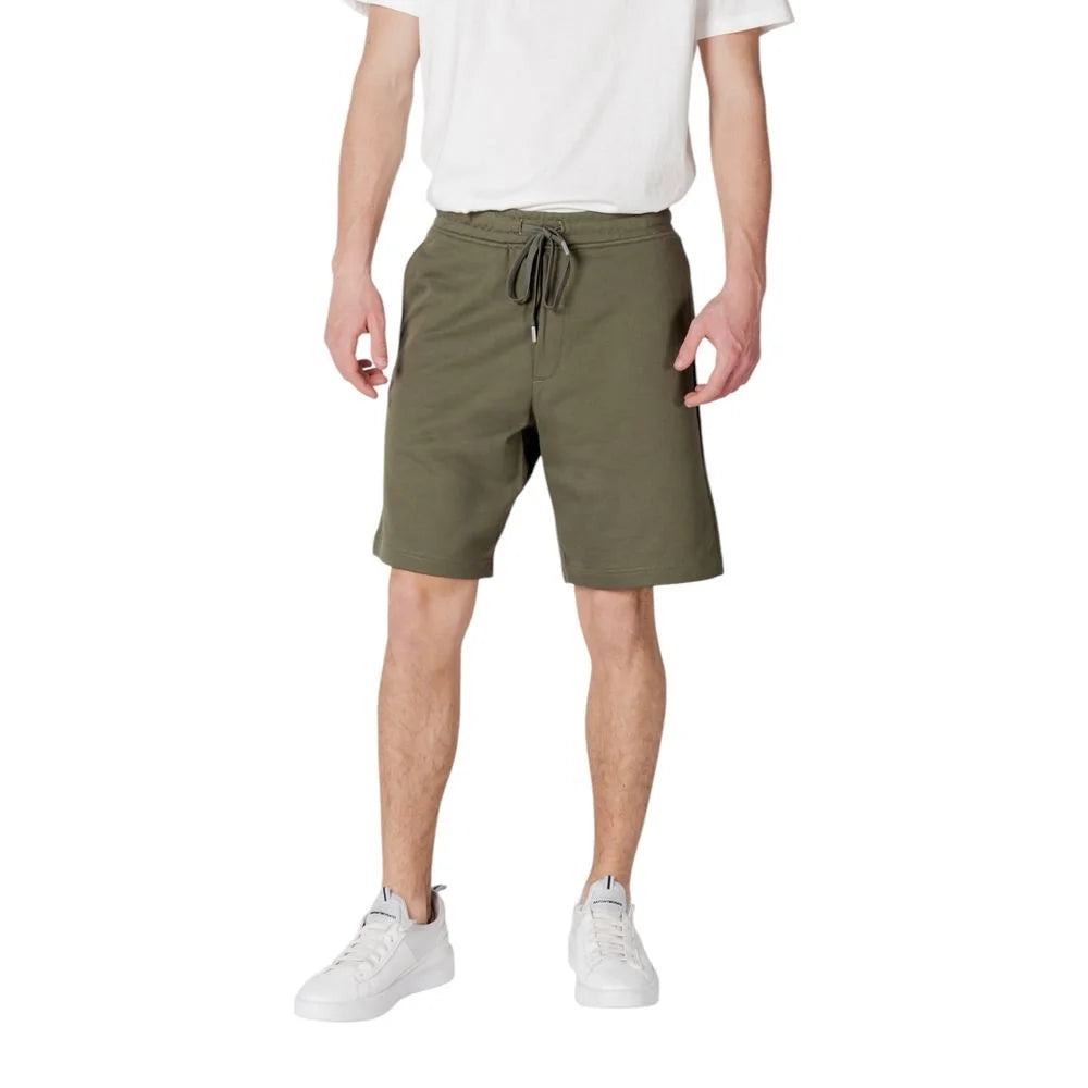 Replay Green Cotton Bermuda - IT46 | M - Bermudas