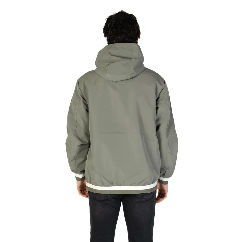 Replay Green Polyester Jackets & Coat - Windbreakers