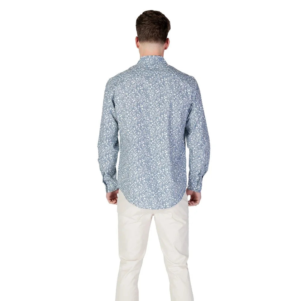 Replay Light Blue Cotton Shirt - Shirts
