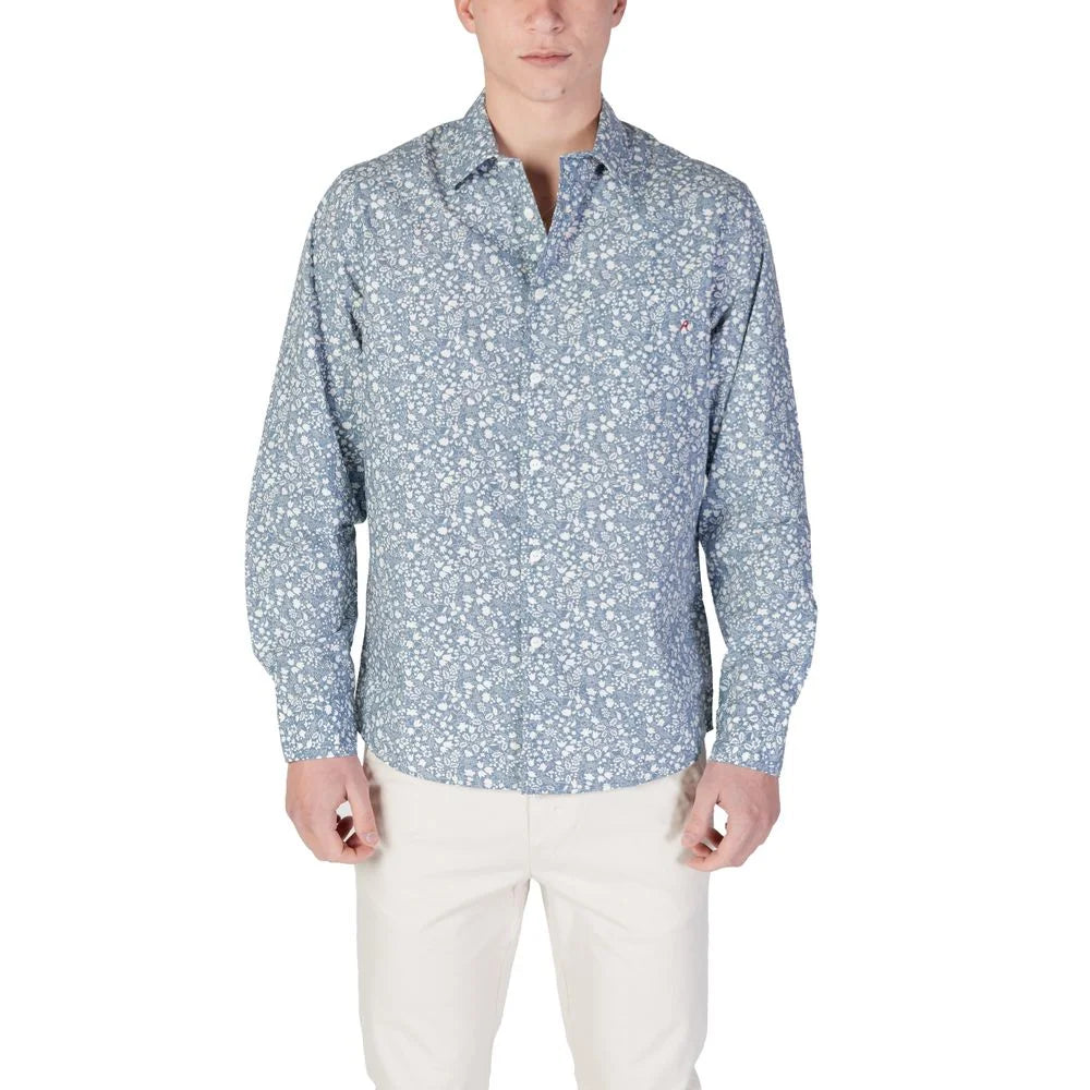 Replay Light Blue Cotton Shirt - Shirts