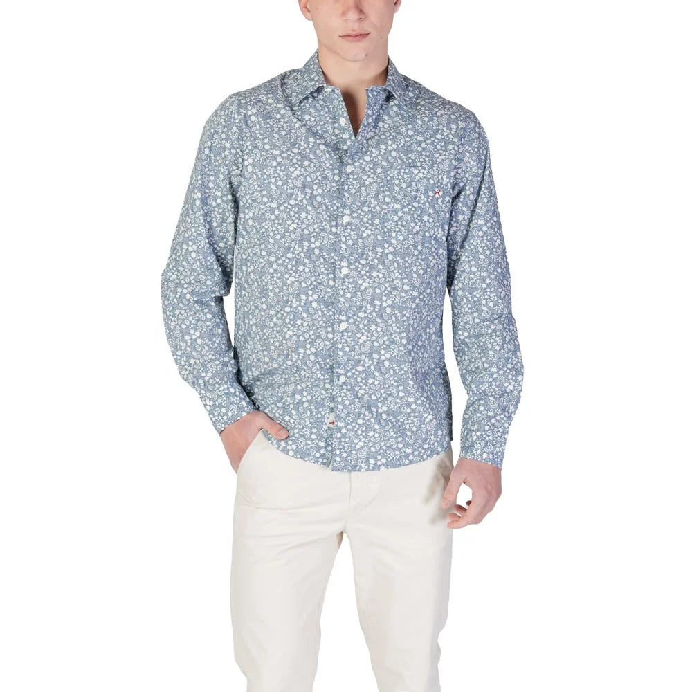 Replay Light Blue Cotton Shirt - Shirts