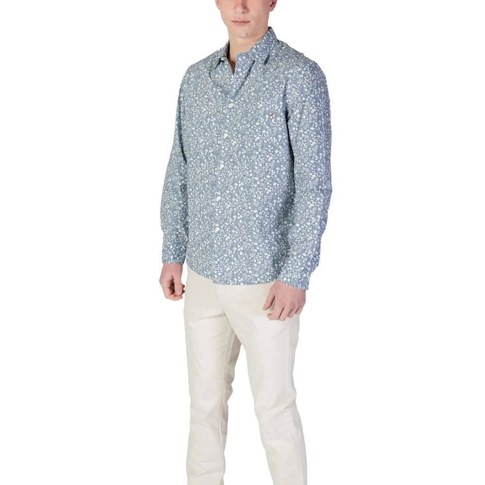 Replay Light Blue Cotton Shirt - Shirts