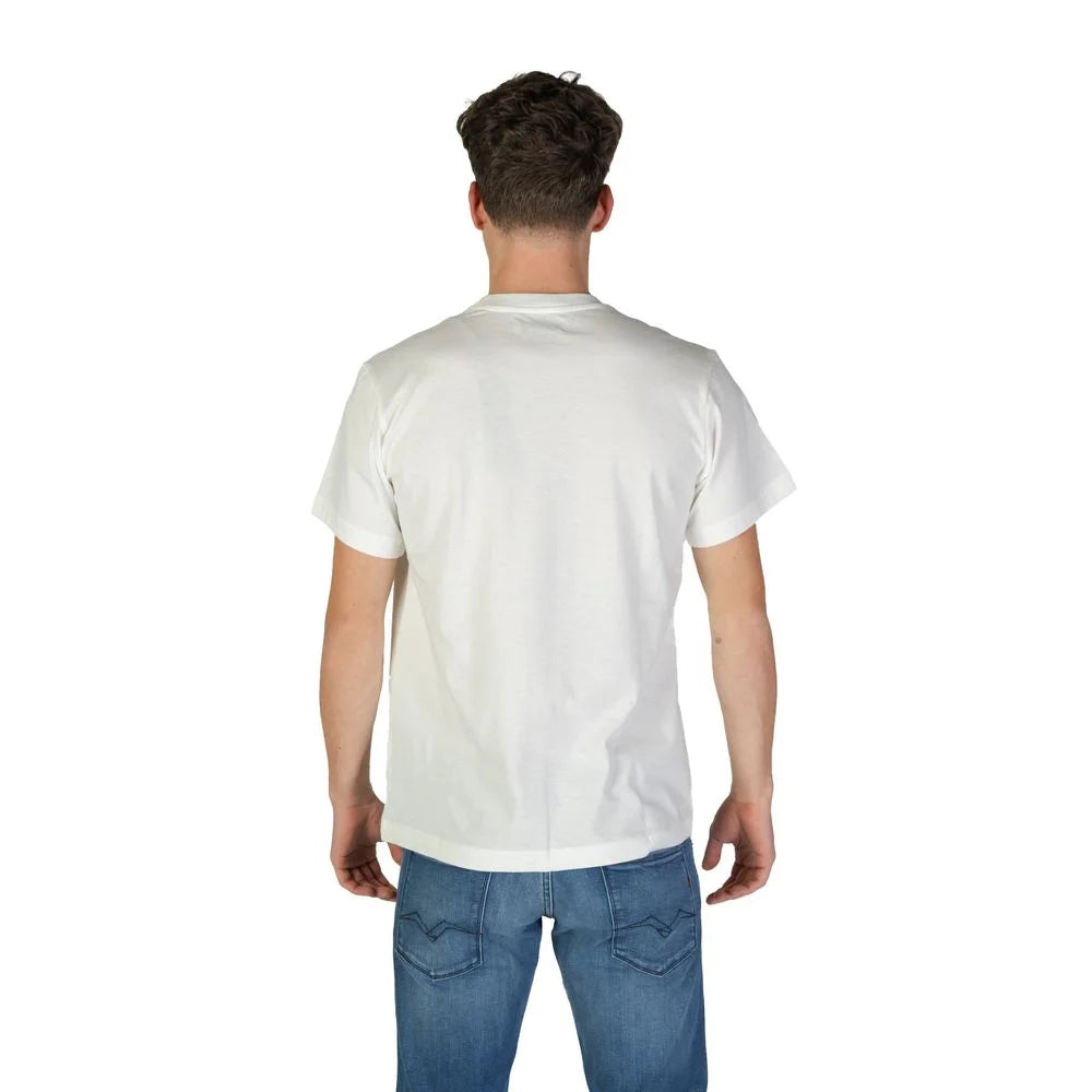 Replay White Cotton T-Shirt - T-Shirts