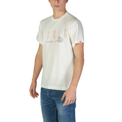 Replay White Cotton T-Shirt - T-Shirts