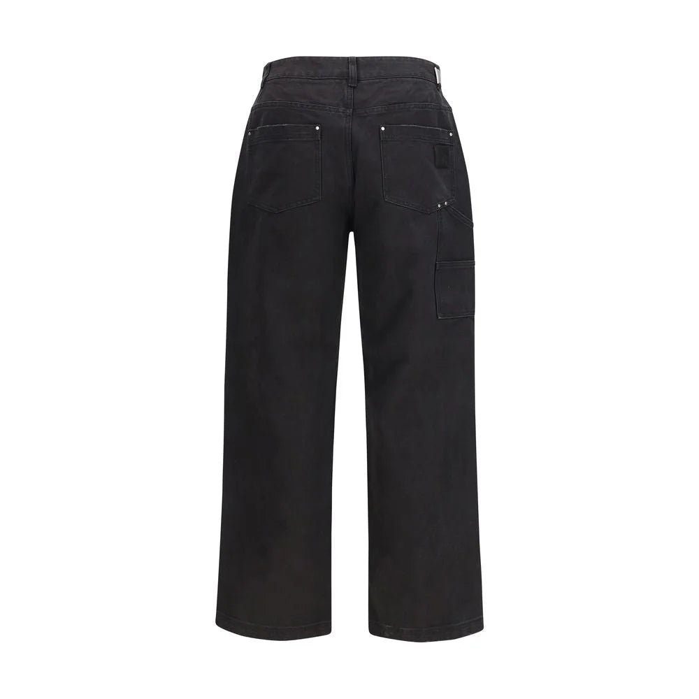 Represent svarte chinos i bomull