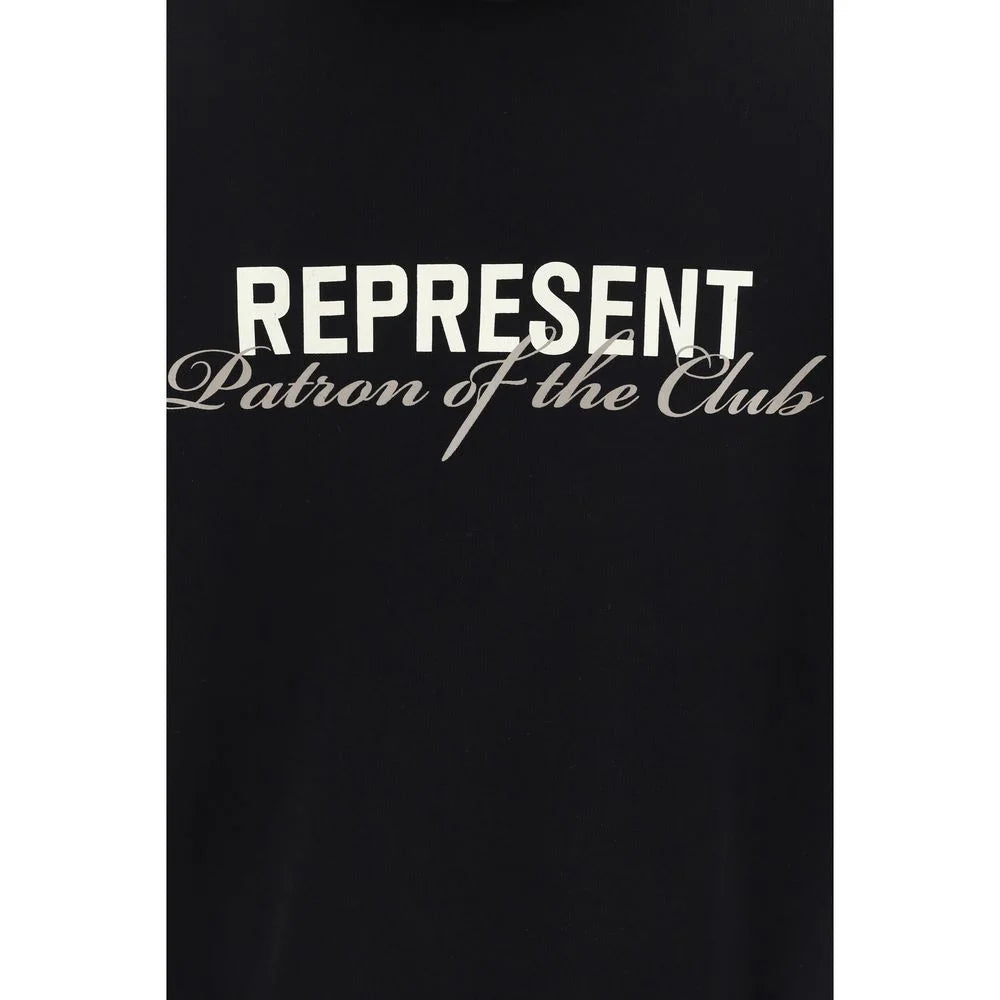 Represent Black Cotton Sweatshirt